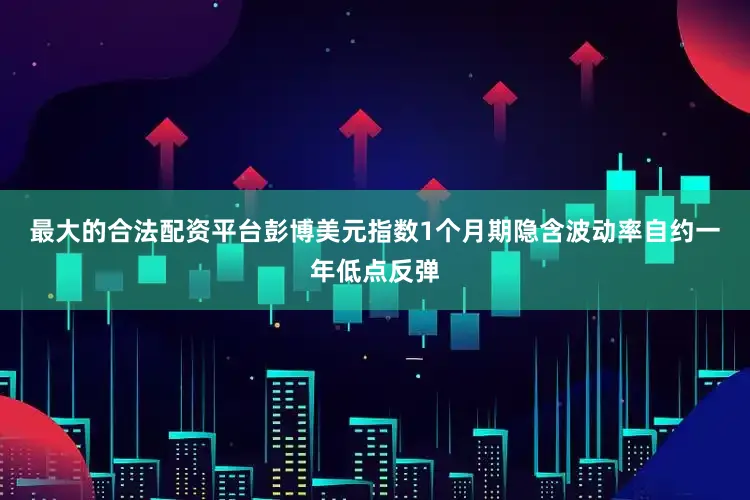 最大的合法配资平台　　彭博美元指数1个月期隐含波动率自约一年低点反弹
